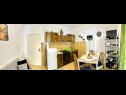 Apartementen Bogomir - 80 m from beach: A1(4+1) Podgora - Riviera Makarska  - Appartement - A1(4+1): keuken en eetkamer