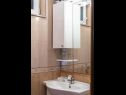 Apartementen en kamers Happiness - 70m to the beach: A2(4), SA3(2), R4(2), R5(2), R6(2), R7(2) Tucepi - Riviera Makarska  - Studio-appartment - SA3(2): badkamer met toilet