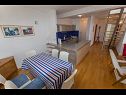 Apartementen Cobra - excellent location: A1(2+2), SA2(2+1), A4(4+2) Tucepi - Riviera Makarska  - Appartement - A4(4+2): keuken en eetkamer