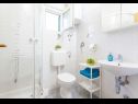 Vakantiehuizen Ned H(4+1) Tucepi - Riviera Makarska  - Kroatië  - H(4+1): badkamer met toilet