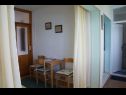 Apartementen Sonja - by the sea: A1 Veliki (6+1), A2 Mali(2+1) Zivogosce - Riviera Makarska  - Appartement - A2 Mali(2+1): eetkamer