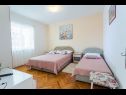 Apartementen Anki - 15 m from sea: A1(4), A2(3), A3(2+1), A4 east(2+1) Zivogosce - Riviera Makarska  - Appartement - A1(4): slaapkamer