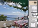 Apartementen Gogi - 100 m from beach: A6(4+1), A1(2+1), A2(2+1), A8(4+2) Zivogosce - Riviera Makarska  - Appartement - A6(4+1): detail