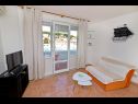 Apartementen Ive - with sea view: A1(2), A2(4) Tisno - Eiland Murter  - Appartement - A1(2): woonkamer