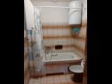 Apartementen Bila - 15m from the sea: A1(6) Tisno - Eiland Murter  - Appartement - A1(6): badkamer met toilet