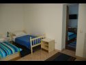 Apartementen Zdravko - 150 m from sandy beach: SA1(3), SA2(3), A3(5) Duce - Riviera Omis  - Appartement - A3(5): slaapkamer