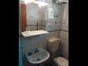 Apartementen Boro - sea view SA1(3), SA2(3), SA3(3) Dugi Rat - Riviera Omis  - Studio-appartment - SA2(3): badkamer met toilet