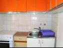 Apartementen Stric - 10 m from beach: A1(8+1) Dugi Rat - Riviera Omis  - Appartement - A1(8+1): keuken