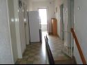 Apartementen Stric - 10 m from beach: A1(8+1) Dugi Rat - Riviera Omis  - Appartement - A1(8+1): gang