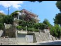 Apartementen Milica - sea view : A1(2+2), A2(2+2) Krilo Jesenice - Riviera Omis  - huis