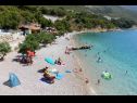 Vakantiehuizen Kuzma - sea view H(8+2) Lokva Rogoznica - Riviera Omis  - Kroatië  - strand