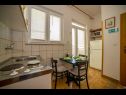 Apartementen Saga - with swimming pool A2(2+1), A3(6+1) Lokva Rogoznica - Riviera Omis  - Appartement - A2(2+1): keuken en eetkamer