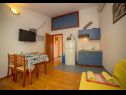 Apartementen Saga 2 - with swimming pool A6(4+1), A7 (2+2), A8 (4+1) Lokva Rogoznica - Riviera Omis  - Appartement - A7 (2+2): keuken en eetkamer