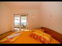 Apartementen Saga 2 - with swimming pool A6(4+1), A7 (2+2), A8 (4+1) Lokva Rogoznica - Riviera Omis  - Appartement - A7 (2+2): slaapkamer