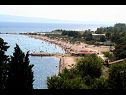 Apartementen Ozren - amazing sea view: A1(7+1), A2(4+1) Omis - Riviera Omis  - uitzicht (huis en omgeving)
