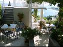 Apartementen Ivan - with parking : A1(3), A2(2) bungalov, A3(2) Omis - Riviera Omis  - gezamelijke terras (huis en omgeving)
