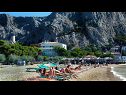 Apartementen Jerko - 200 m from beach: A1(3+2) Omis - Riviera Omis  - strand