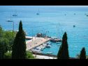 Apartementen Ozren - amazing sea view: A1(7+1), A2(4+1) Omis - Riviera Omis  - Appartement - A2(4+1): uitzicht vanaf terras