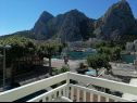Apartementen Toma - 200 m from beach: A1(2+2), SA2(2+1), A3(2+2), SA4(2+1) Omis - Riviera Omis  - Appartement - A1(2+2): uitzicht