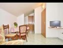 Apartementen Toma - 200 m from beach: A1(2+2), SA2(2+1), A3(2+2), SA4(2+1) Omis - Riviera Omis  - Appartement - A3(2+2): woonkamer
