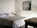 Apartementen Mako - 15m from beach: A1(7), B2(2+3), SA C3(2), D4(5) Pisak - Riviera Omis  - Appartement - D4(5): slaapkamer