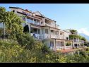 Apartementen Ivo - sea view; A1(2+2), A3(2+2), A5(4), SA4(2+1), SA2(2+1) Pisak - Riviera Omis  - huis