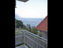 Apartementen Šera - 50 m from beach: A1(4), A2(4), A3(2+2) Pisak - Riviera Omis  - Appartement - A2(4): uitzicht