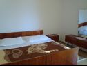 Apartementen Vedrana - 150 m from beach: A1(7+1) Sumpetar - Riviera Omis  - Appartement - A1(7+1): slaapkamer
