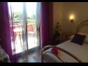 Apartementen Jugana - with pool : A1 donji(4), A2 gornji(4) Sumpetar - Riviera Omis  - Appartement - A1 donji(4): slaapkamer