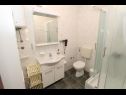 Apartementen Mare-200 m from the beach A1(2+2), A2(4), A3(2) Mandre - Eiland Pag  - Appartement - A1(2+2): badkamer met toilet