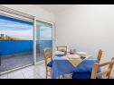 Apartementen Cathy - 50m from the beach: A1(4+1), A2(4+1), A3(4+1), A4(4+1) Mandre - Eiland Pag  - Appartement - A3(4+1): eetkamer