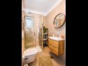 Apartementen Ned A1(4), A2(4) Mandre - Eiland Pag  - Appartement - A1(4): badkamer met toilet