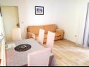 Apartementen Mare - 50 m from beach: A1 Mijo (6+1), A2 Petar (2+2), A3 Katja (2+2) Mandre - Eiland Pag  - Appartement - A1 Mijo (6+1): woonkamer
