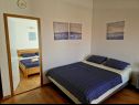 Apartementen Mare - 50 m from beach: A1 Mijo (6+1), A2 Petar (2+2), A3 Katja (2+2) Mandre - Eiland Pag  - Appartement - A3 Katja (2+2): slaapkamer