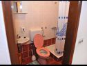 Apartementen Draga - 15 m from pebble beach: SA1(4), A2(4+2), A4(3+1) Metajna - Eiland Pag  - Studio-appartment - SA1(4): badkamer met toilet