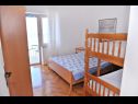Apartementen Draga - 15 m from pebble beach: SA1(4), A2(4+2), A4(3+1) Metajna - Eiland Pag  - Appartement - A2(4+2): slaapkamer