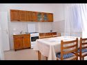 Apartementen Draga - 15 m from pebble beach: SA1(4), A2(4+2), A4(3+1) Metajna - Eiland Pag  - Appartement - A4(3+1): keuken en eetkamer