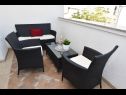 Apartementen Kety - cosy with balcony: A1(2+2) Novalja - Eiland Pag  - Appartement - A1(2+2): terras