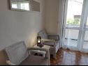 Apartementen Mare - great location: A2(4), A3(3), A4(3) Novalja - Eiland Pag  - Appartement - A3(3): woonkamer