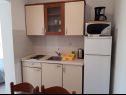 Apartementen Branko A1(4+2), A3(4+2), A4(2+2) Povljana - Eiland Pag  - Appartement - A1(4+2): keuken en eetkamer