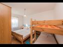 Apartementen Jadra - 28 m from beach: A1(2+2), A2(5), A3(2+3), A4(6) Stara Novalja - Eiland Pag  - Appartement - A1(2+2): slaapkamer