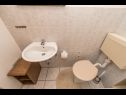 Apartementen Jadra - 28 m from beach: A1(2+2), A2(5), A3(2+3), A4(6) Stara Novalja - Eiland Pag  - Appartement - A3(2+3): badkamer met toilet