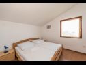 Apartementen Jadra - 28 m from beach: A1(2+2), A2(5), A3(2+3), A4(6) Stara Novalja - Eiland Pag  - Appartement - A3(2+3): slaapkamer