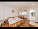 Apartementen Jadra - 28 m from beach: A1(2+2), A2(5), A3(2+3), A4(6) Stara Novalja - Eiland Pag  - Appartement - A4(6): slaapkamer