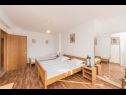 Apartementen Jadra - 28 m from beach: A1(2+2), A2(5), A3(2+3), A4(6) Stara Novalja - Eiland Pag  - Appartement - A4(6): slaapkamer