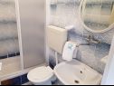 Apartementen Jope - 60 m from beach: A1(4), A2(4), A3(4+2), A4(6+1), A5(4), A6(2), A7(2+1), A8(2+1), SA9(2), SA10(2), SA11(2) Stara Novalja - Eiland Pag  - Appartement - A7(2+1): badkamer met toilet
