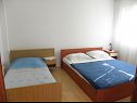 Apartementen Zdrave - near beach: A1(3), A2(2+1), A3(3+1), A4(3), A5(3), A6(5+1), A7(5+1) Vlasici - Eiland Pag  - Appartement - A3(3+1): slaapkamer