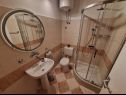 Apartementen Rina A1(4), A2(3), A3(3) Nevidane - Eiland Pasman  - Appartement - A2(3): badkamer met toilet