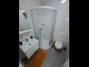 Apartementen Rina A1(4), A2(3), A3(3) Nevidane - Eiland Pasman  - Appartement - A3(3): badkamer met toilet