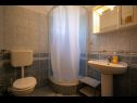 Apartementen Den - 100 m from sea: A1(2+2), A2(2+2), A3(2+1) Pasman - Eiland Pasman  - Appartement - A1(2+2): badkamer met toilet